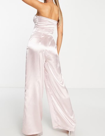Salopetă lungă Miss Selfridge, roz