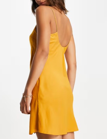 Rochie mini ASOS, galben muștar