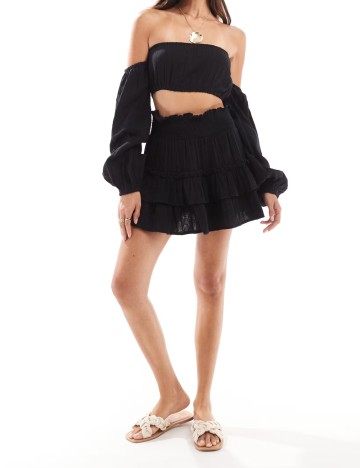 Top ASOS, negru