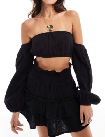 Top ASOS, negru