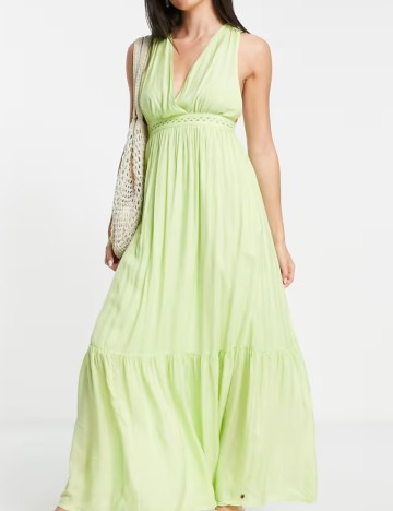 Rochie maxi ASOS, verde