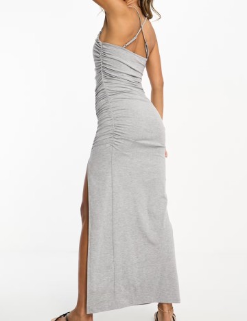 Rochie maxi ASOS, gri