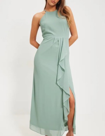 Rochie maxi Vila, verde