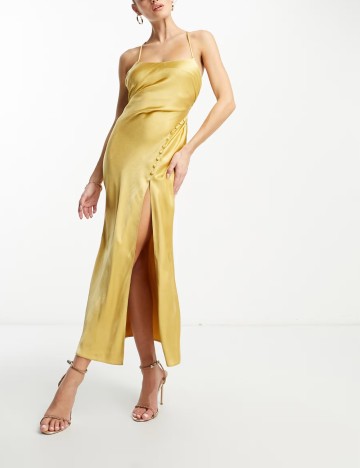 Rochie maxi ASOS, galben
