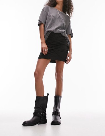 Fustă mini Topshop, negru