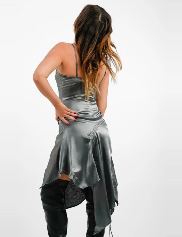 Rochie midi Reclaimed vintage, gri