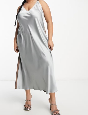 Rochie midi ASOS, mix culori