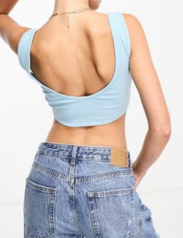 Top ASOS, albastru