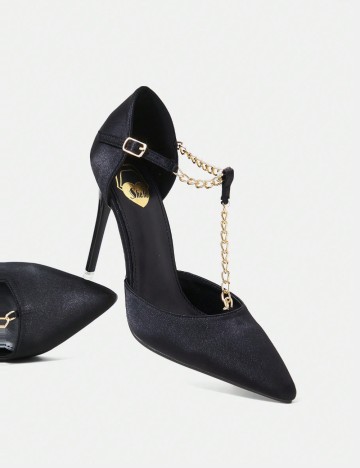 Pantofi cu toc Shein, negru
