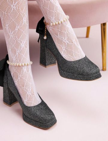 Pantofi cu toc Shein, negru