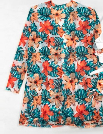 Cardigan de plajă Shein, mix culori