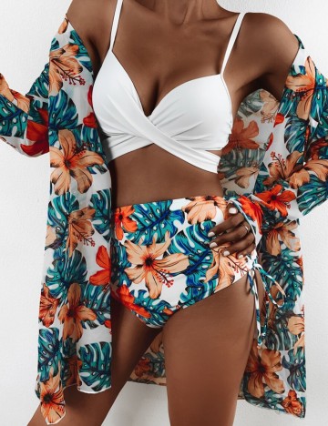 Cardigan de plajă Shein, mix culori