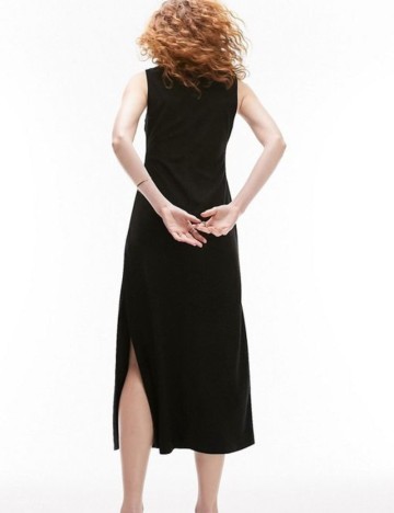 Rochie midi Topshop, negru