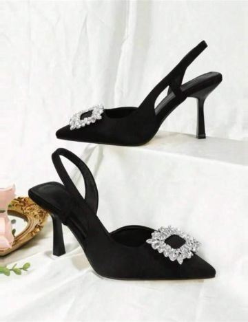 Pantofi cu toc Shein, negru
