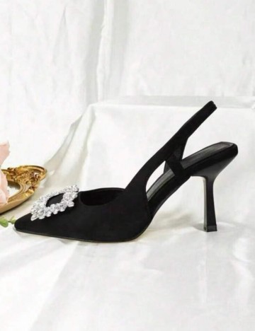 Pantofi cu toc Shein, negru