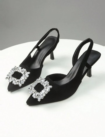 Pantofi cu toc Shein, negru