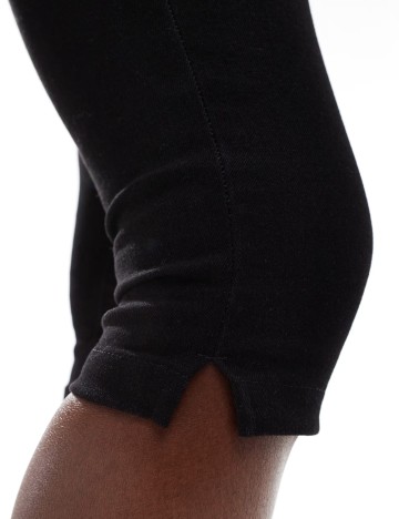 Jeans 3/4 ASOS, negru
