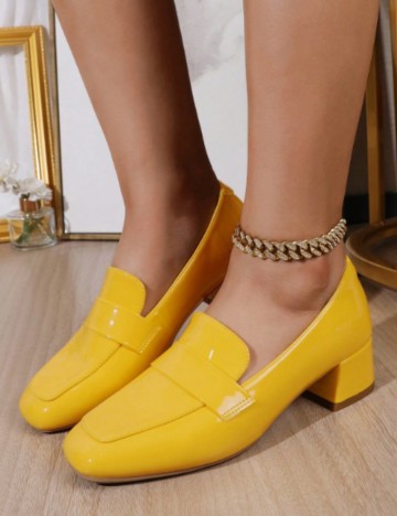 Pantofi Shein, galben