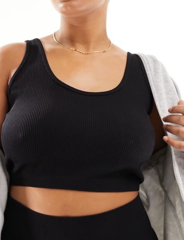 Top sport ASOS, negru