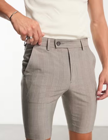 Pantaloni scurți ASOS, maro