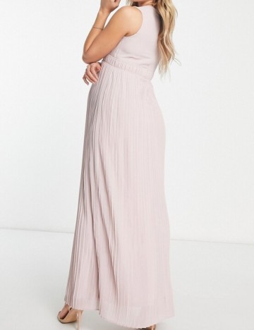Rochie maxi TFNC, roz prafuit