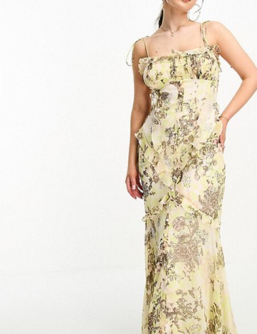 Rochie maxi ASOS, mix culori