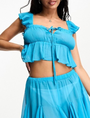 Top ASOS, albastru