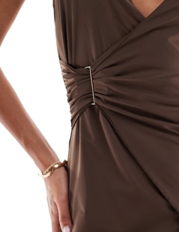 Rochie mini Edikted, maro