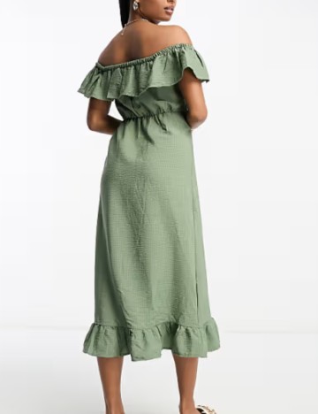 Rochie midi River Island, verde