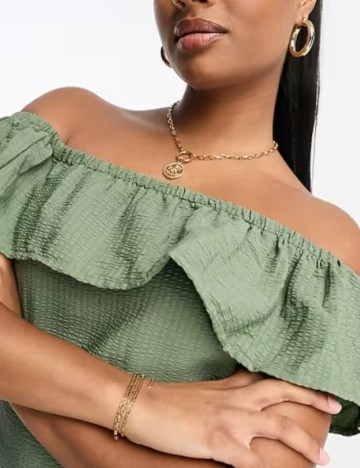 Rochie midi River Island, verde