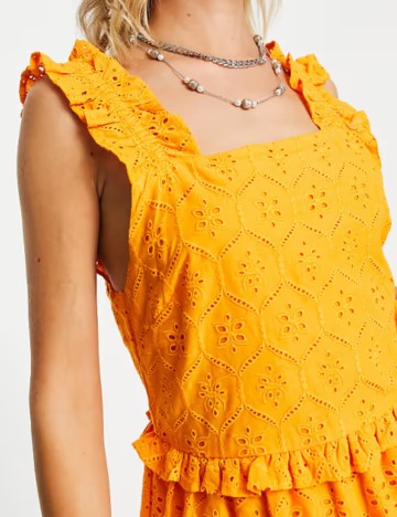 Rochie mini Influence, portocaliu