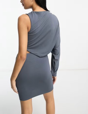 Rochie mini ASOS, gri