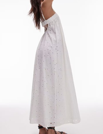 Rochie maxi Topshop, alb