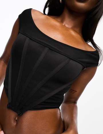 Top ASOS, negru