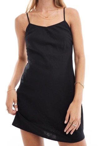 Rochie mini Cotton, negru