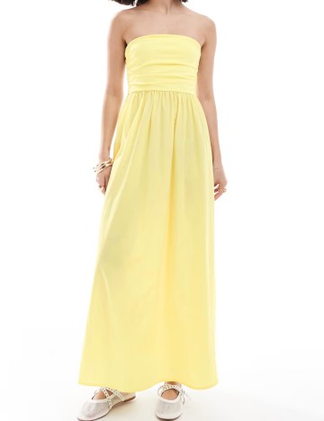 Rochie maxi ASOS, galben