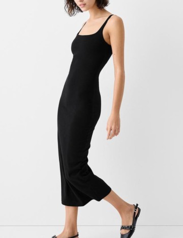 Rochie midi Pull&Bear, negru