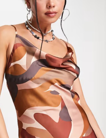 Rochie maxi ASOS, mix culori