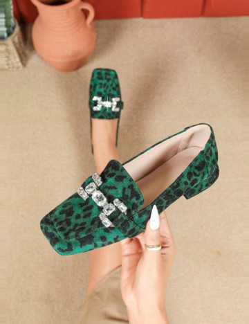 Pantofi Shein, verde