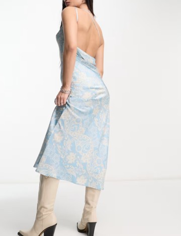 Rochie midi Emory Park, albastru