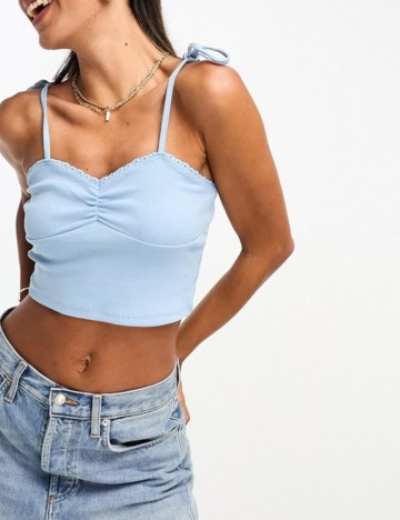 Top ASOS, albastru