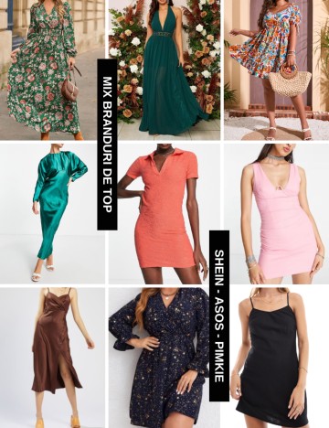 Lot 100 rochii vara Mix Branduri, mix culori