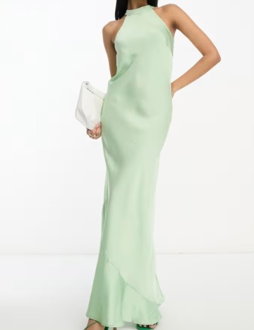 Rochie maxi Vila, verde