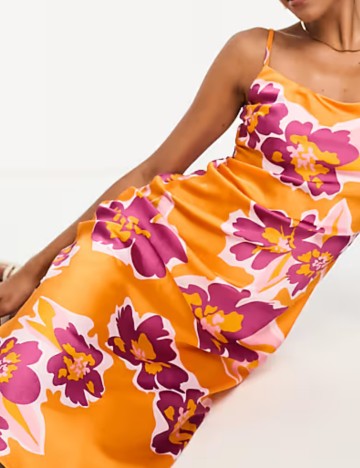 Rochie midi Lola May, mix culori