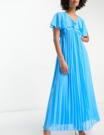 Rochie maxi ASOS, albastru