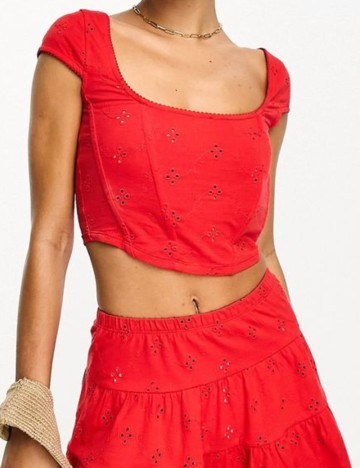 Top ASOS, roșu