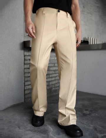 Pantaloni Shein Curve+, bej