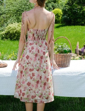 Rochie midi Shein, mix culori