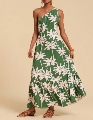Rochie maxi Shein, verde