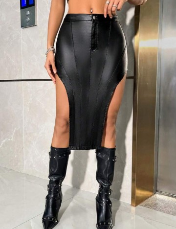 Fustă midi Shein, negru